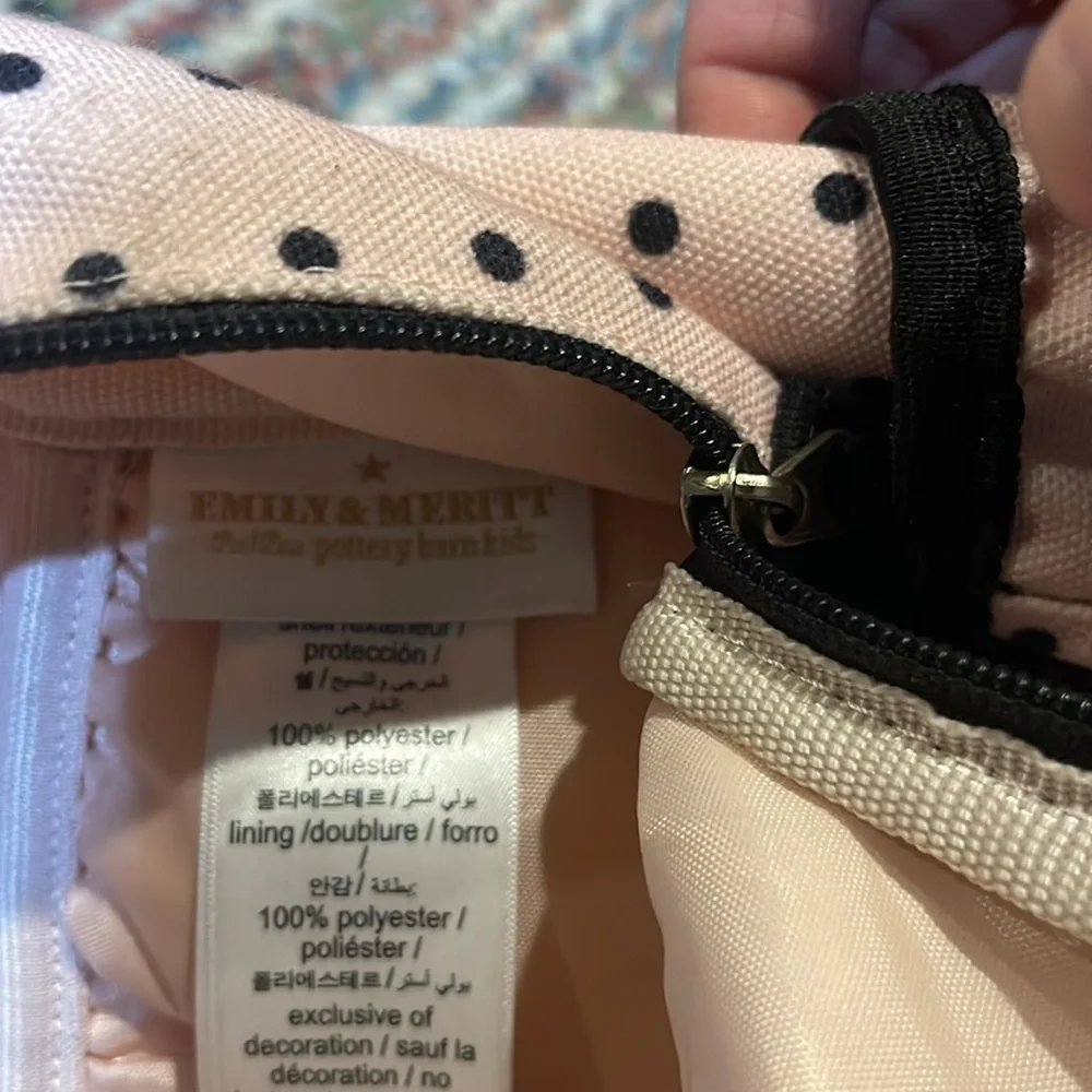 Pottery Barn Emily and Meritt dotty bow backpack - Picture 5 of 7